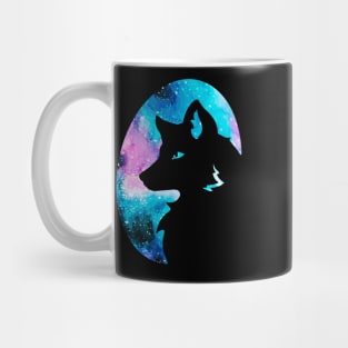 Fluffy Galaxy Fox Mug